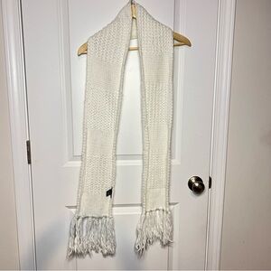 New York & Company Winter White Knit Scarf
